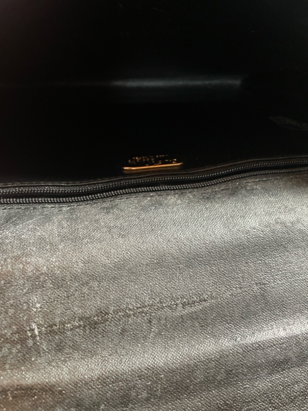 Vintage Austin Designs Reptile Skin Embossed Leather Shoulder Bag - Picture 11 of 15